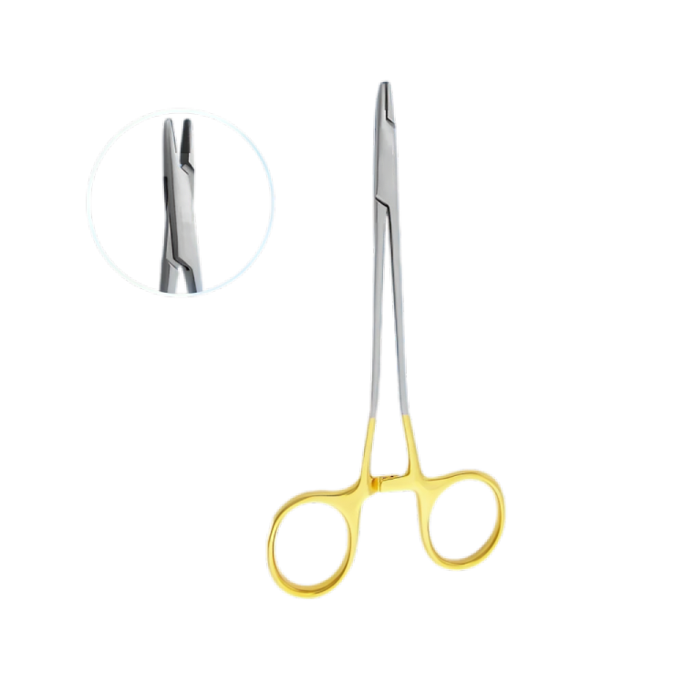 Surgical Cooley Needle Holder - Tungsten Carbide, SPTCN-049