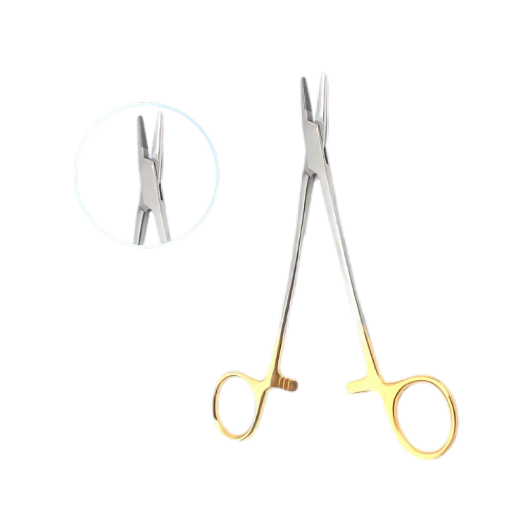 Surgical Crile-Wood (Debakey) Needle Holder - Tungsten Carbide, SPTCN-045
