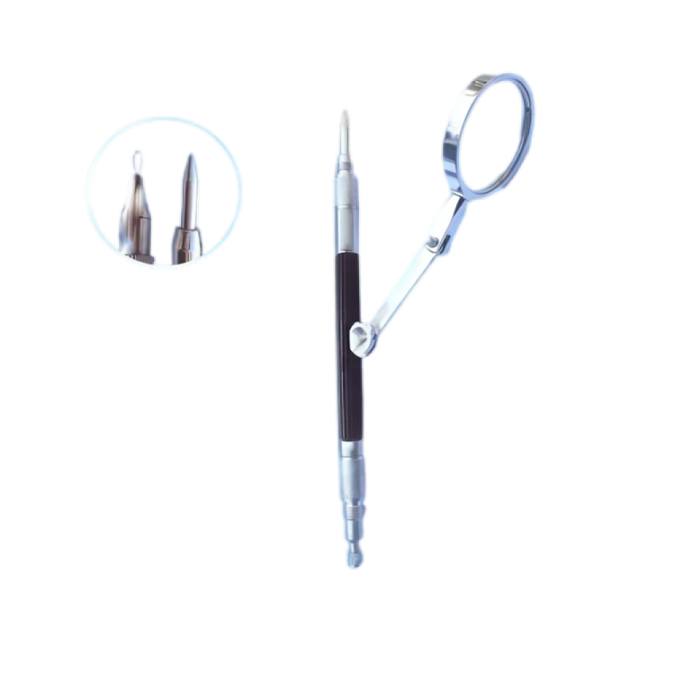 Surgical Eye Magnet with Loop and with Foreign Body Adjustable Magnifier, SPOI-086