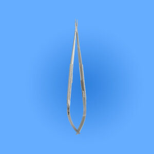 Surgical Micro Surgery Needle Holders with Round Handle, 0.6 mm Tips, SPMSI-005